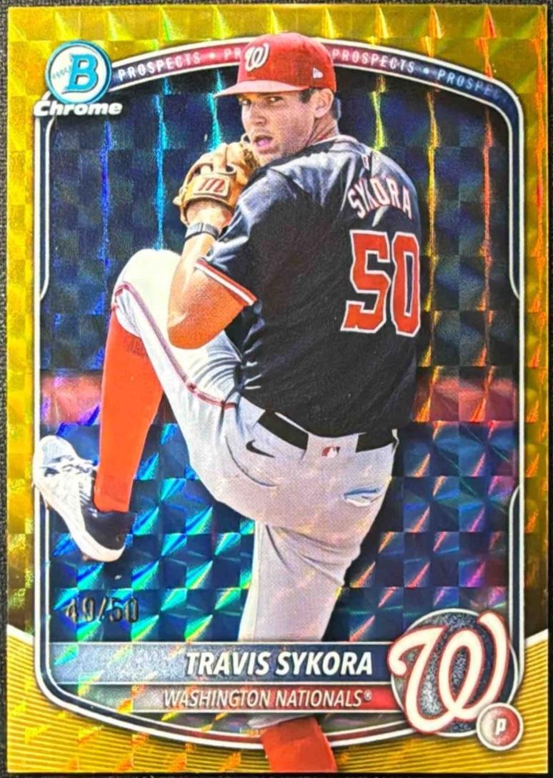 Travis Sykora [Gold Geometric] #BDC-137