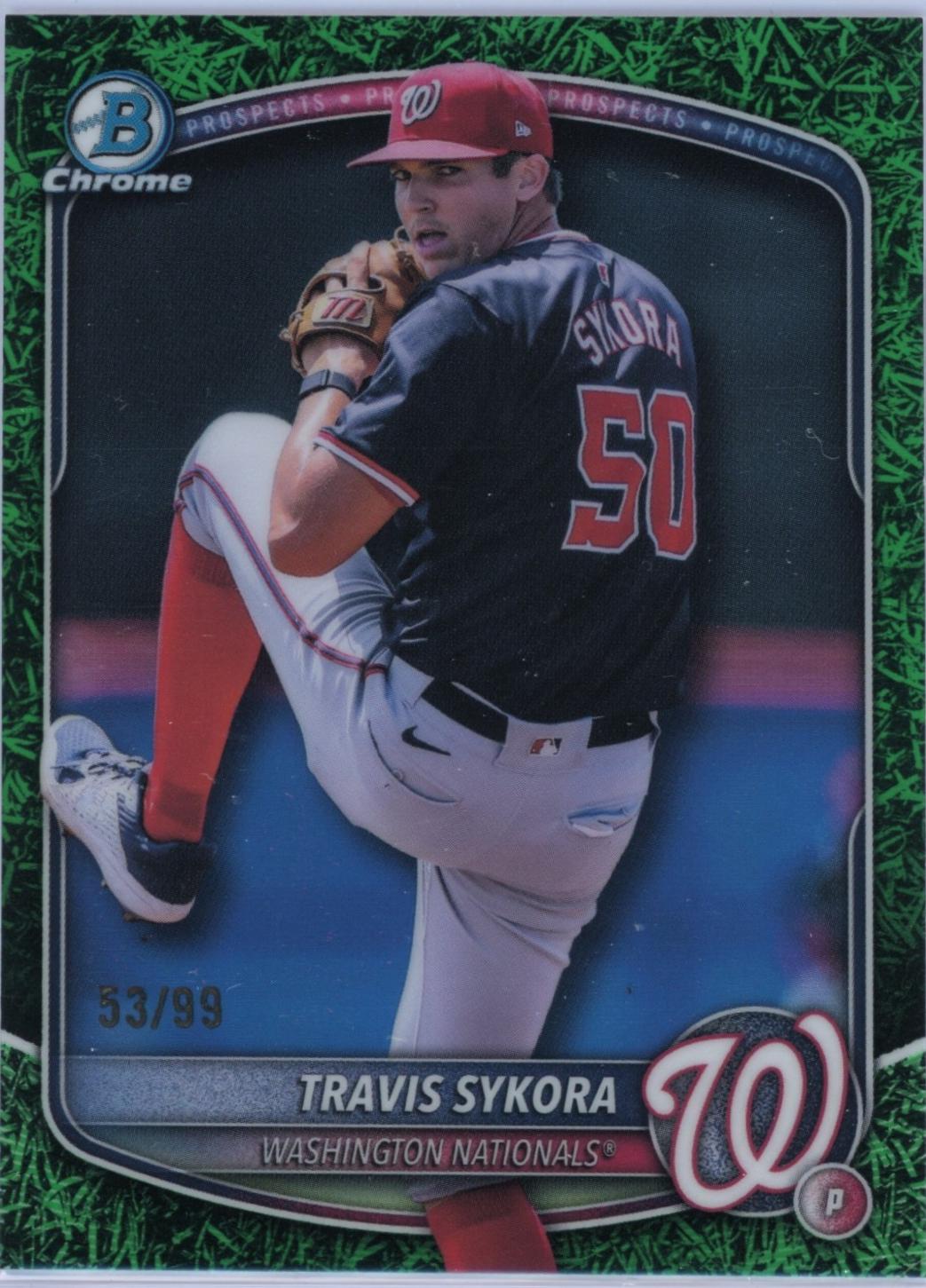Travis Sykora [Green Grass Refractor] #BDC-137