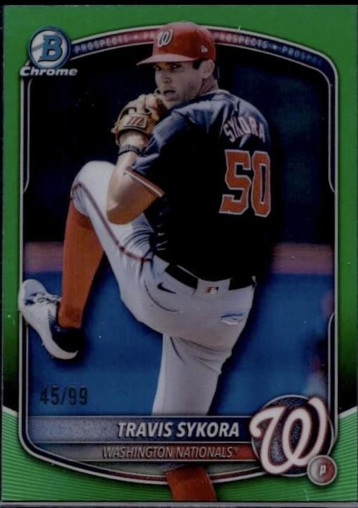 Travis Sykora [Green Refractor] #BDC-137