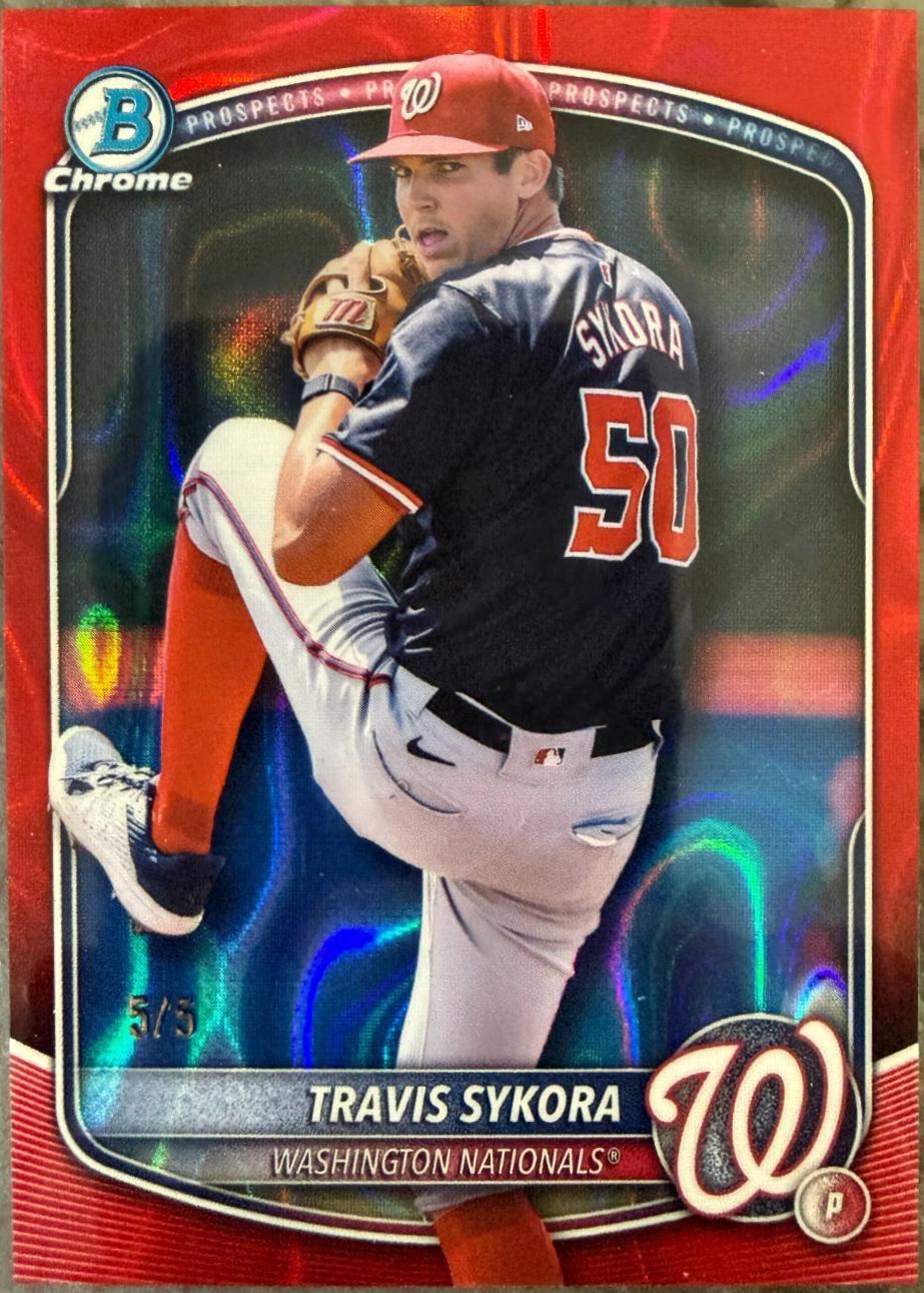 Travis Sykora [Red Refractor] #BDC-137