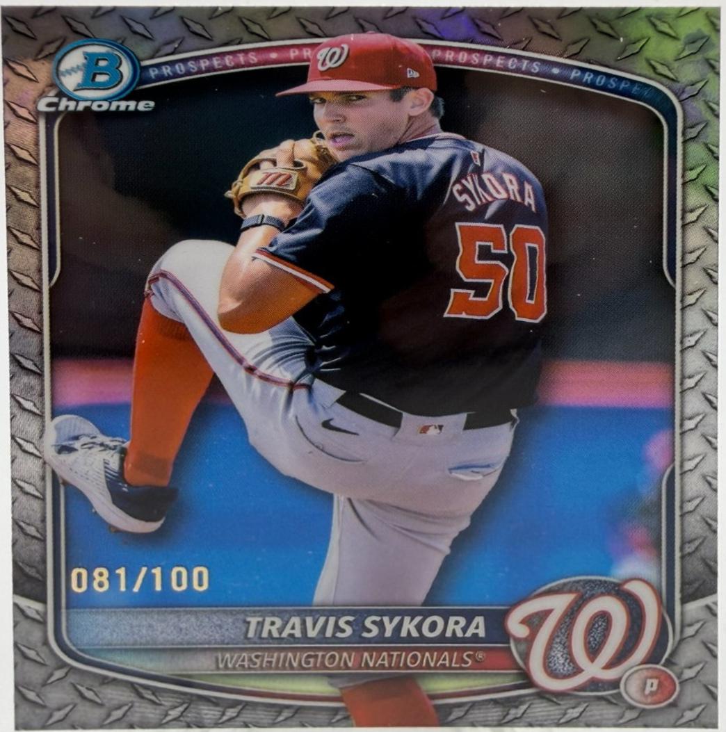 Travis Sykora [Steel Metal Refractor] #BDC-137