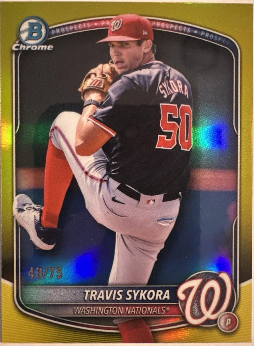 Travis Sykora [Yellow Refractor] #BDC-137