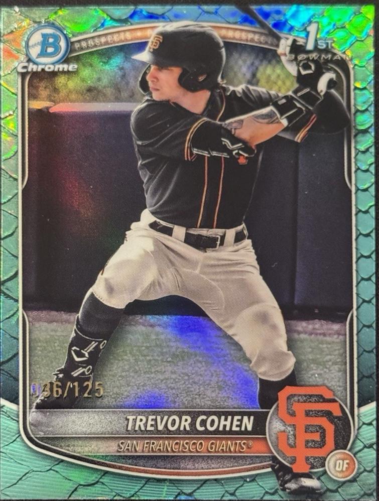 Trevor Cohen [Aqua Reptilian Refractor] #BDC-46