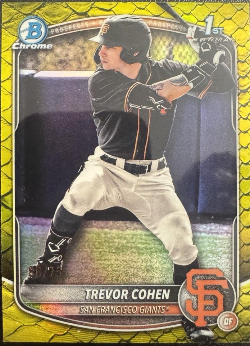 Trevor Cohen [Yellow Reptilian Refractor] #BDC-46