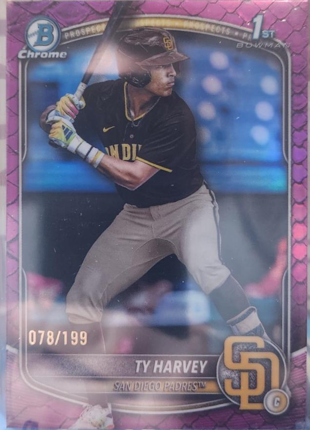 Ty Harvey [Fuchsia Reptilian Refractor] #BDC-58