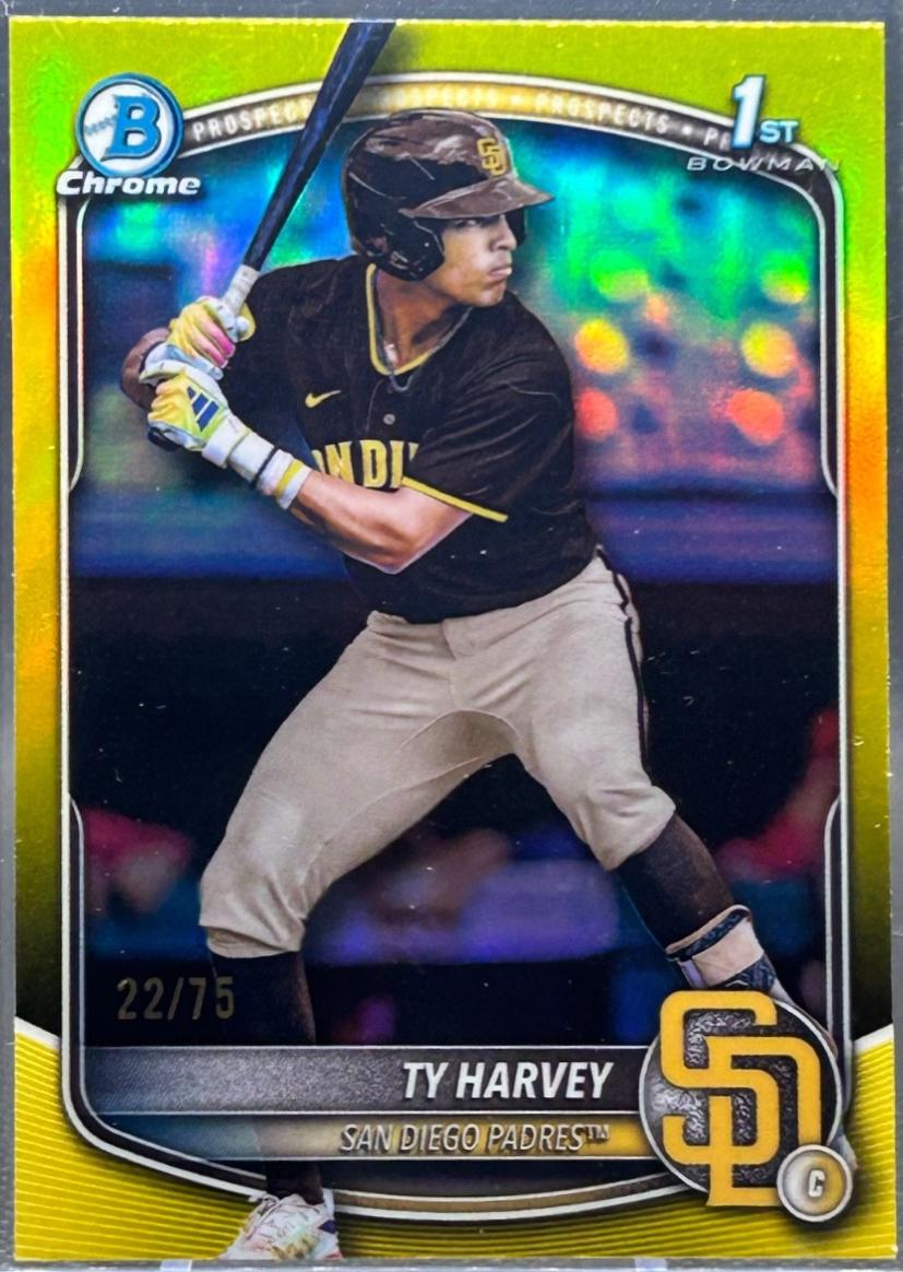 Ty Harvey [Yellow Refractor] #BDC-58