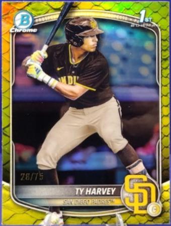 Ty Harvey [Yellow Reptilian Refractor] #BDC-58