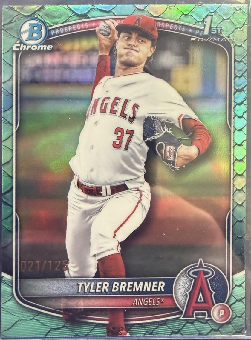 Tyler Bremner [Aqua Reptilian Refractor] #BDC-37