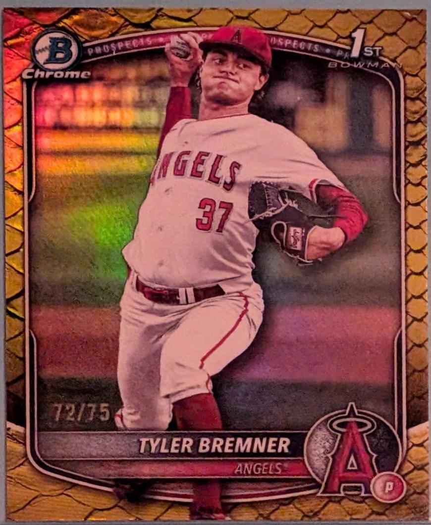 Tyler Bremner [Yellow Reptilian Refractor] #BDC-37