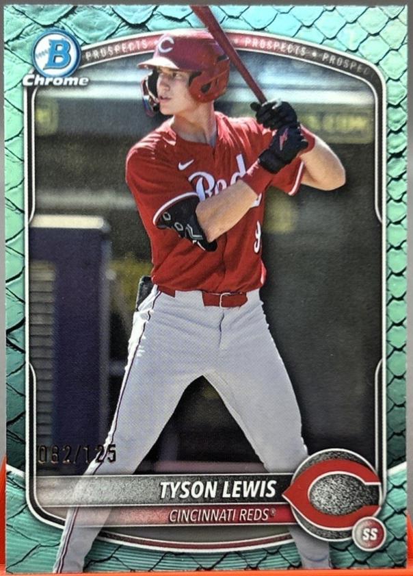 Tyson Lewis [Aqua Reptilian Refractor] #BDC-32