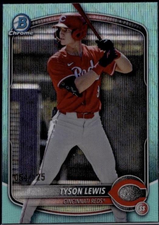 Tyson Lewis [Aqua Wave Refractor] #BDC-32