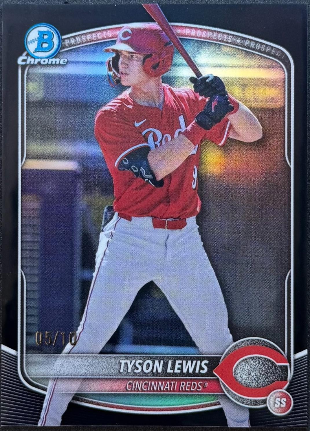 Tyson Lewis [Black Refractor] #BDC-32