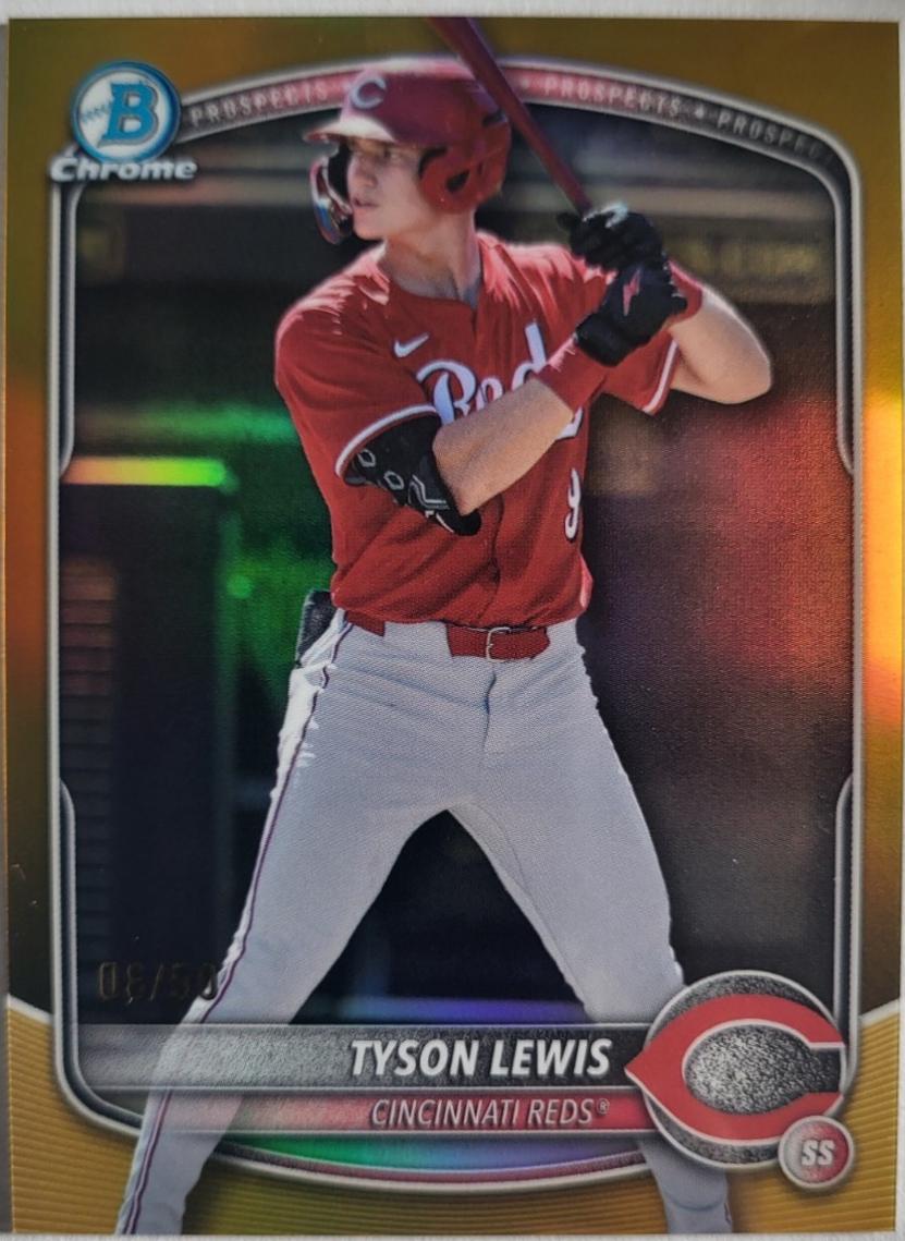 Tyson Lewis [Gold Refractor] #BDC-32