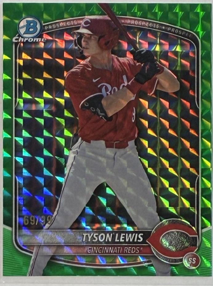Tyson Lewis [Green Refractor] #BDC-32