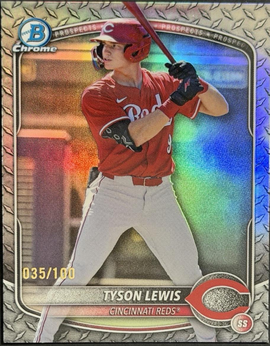 Tyson Lewis [Steel Metal Refractor] #BDC-32