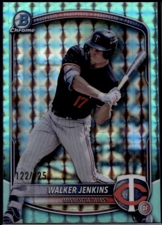 Walker Jenkins [Aqua Reptilian Refractor] #BDC-159