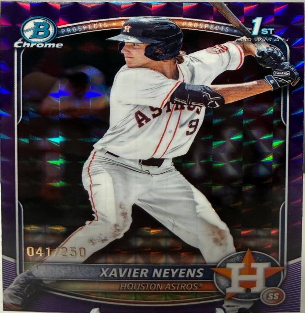 Xavier Neyens [Purple Geometric] #BDC-2