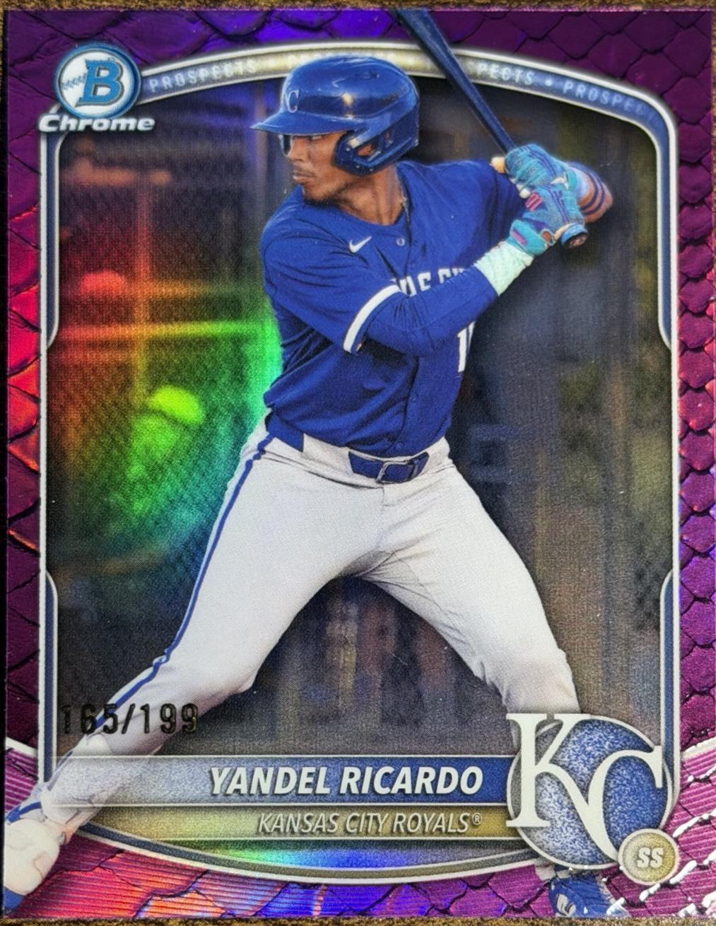 Yandel Ricardo [Fuchsia Reptilian Refractor] #BDC-31