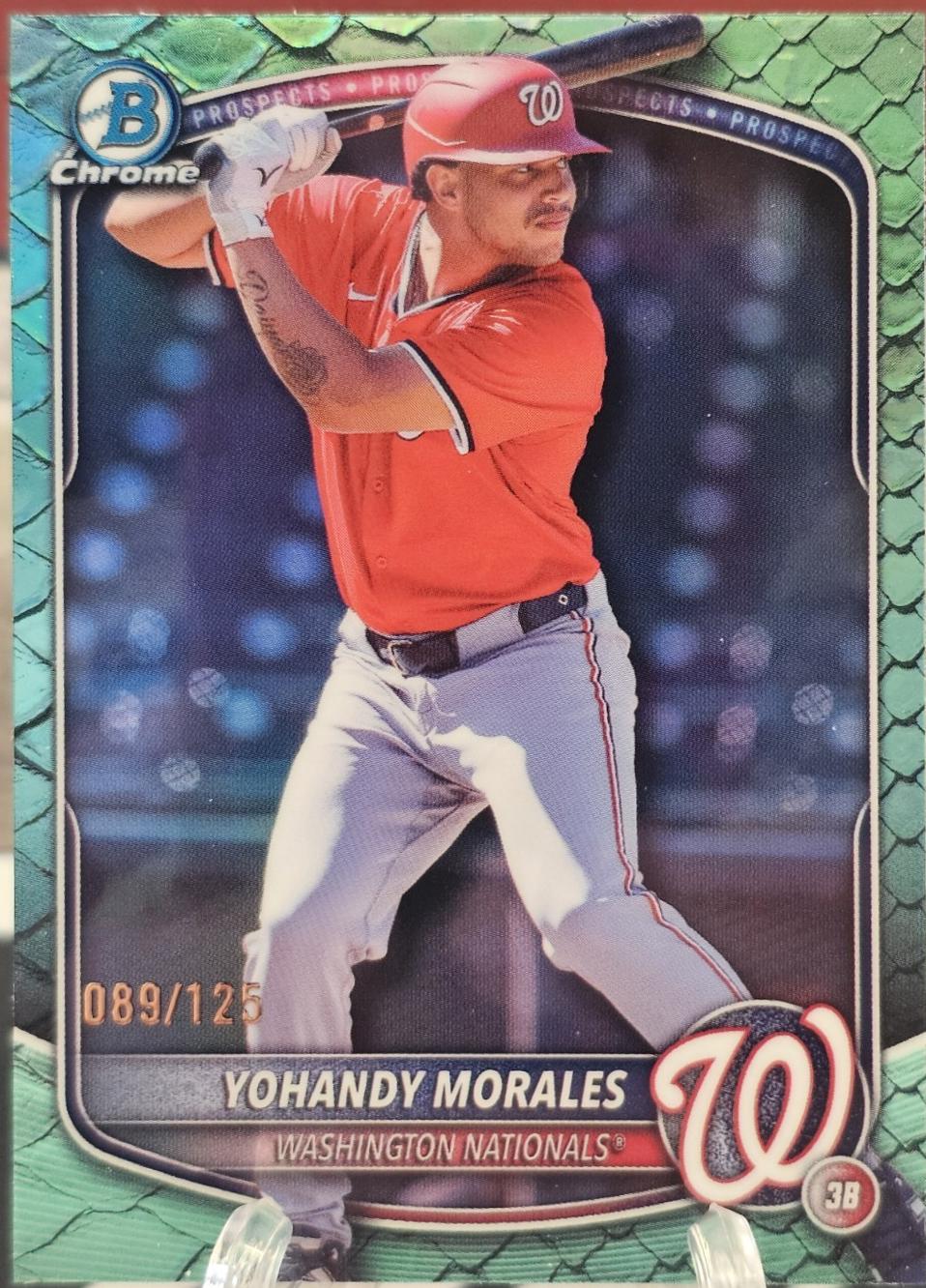 Yohandy Morales [Aqua Reptilian Refractor] #BDC-177