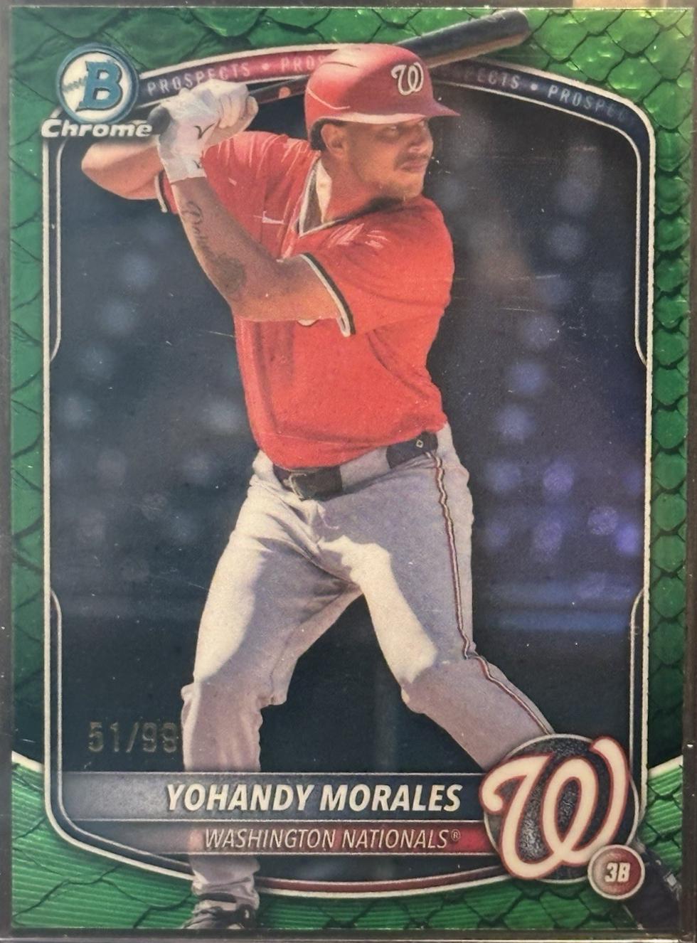 Yohandy Morales [Green Reptilian Refractor] #BDC-177