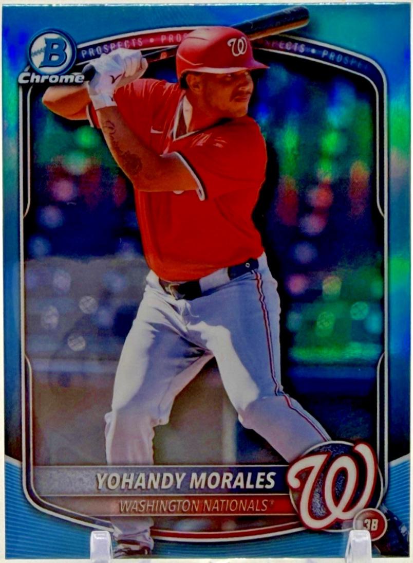 Yohandy Morales [Sky Blue Refractor] #BDC-177