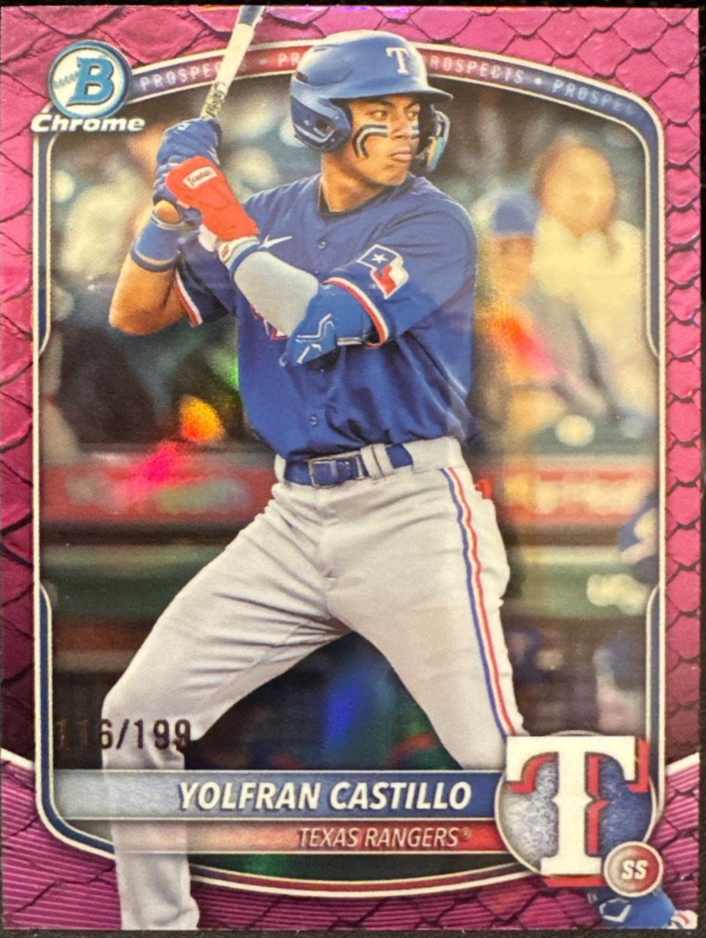 Yolfran Castillo [Fuchsia Reptilian Refractor] #BDC-107