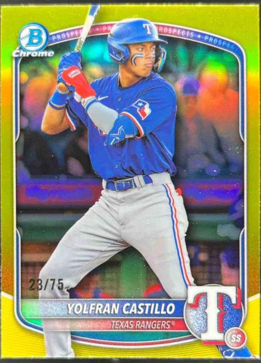 Yolfran Castillo [Yellow Refractor] #BDC-107