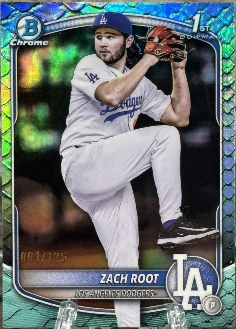 Zach Root [Aqua Reptilian Refractor] #BDC-22