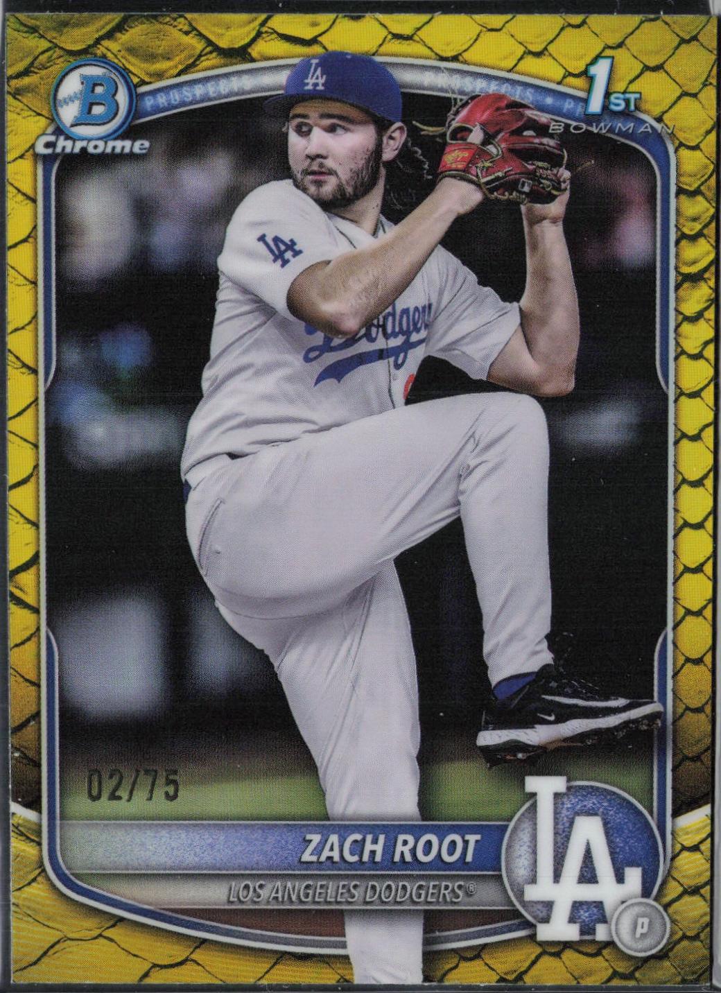 Zach Root [Yellow Reptilian Refractor] #BDC-22