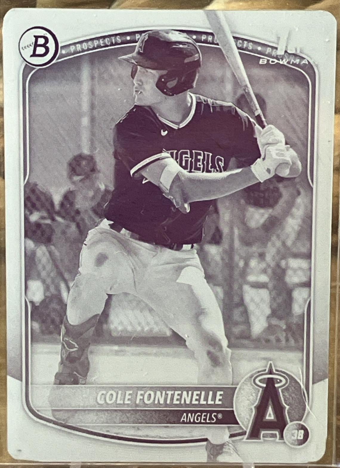 Cole Fontenelle [Printing Plate] #BP-32