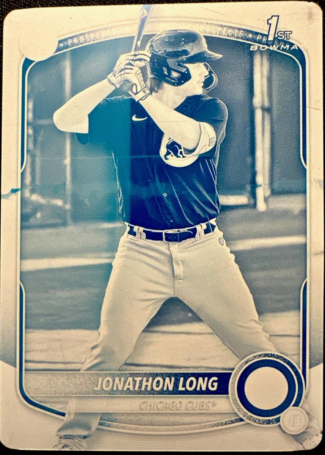 Jonathon Long [Printing Plate] #BP-58