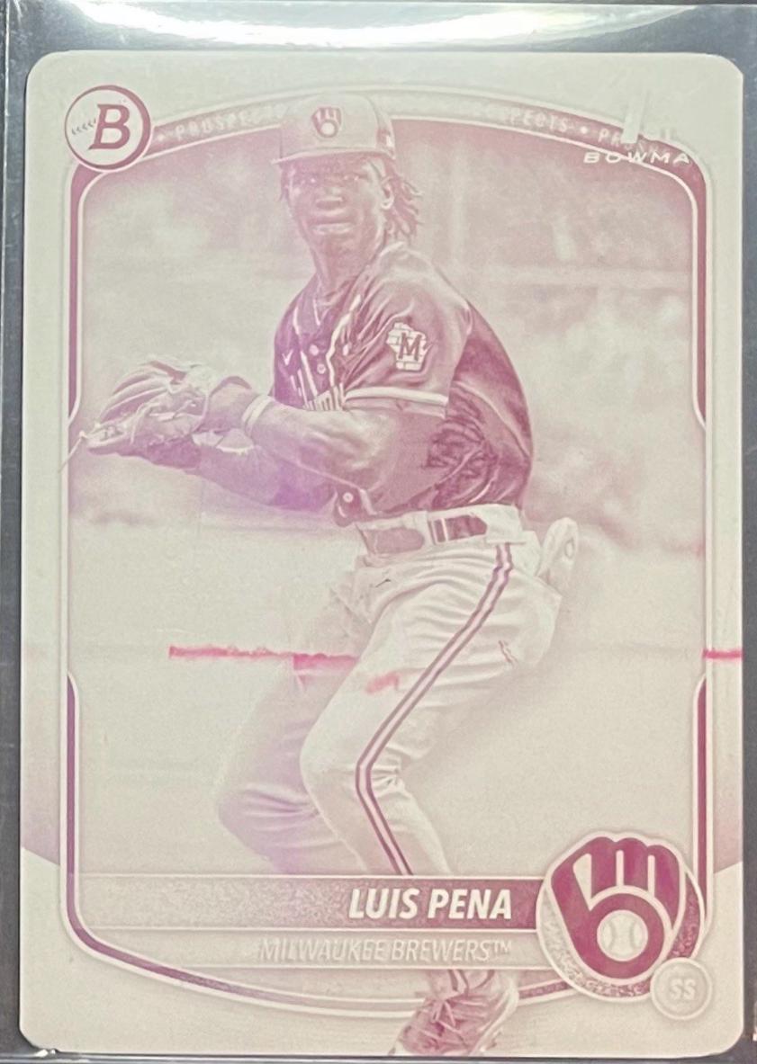 Luis Pena [Printing Plate] #BP-38
