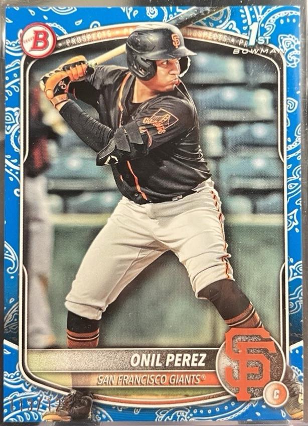 Onil Perez [Blue Pattern] #BP-134
