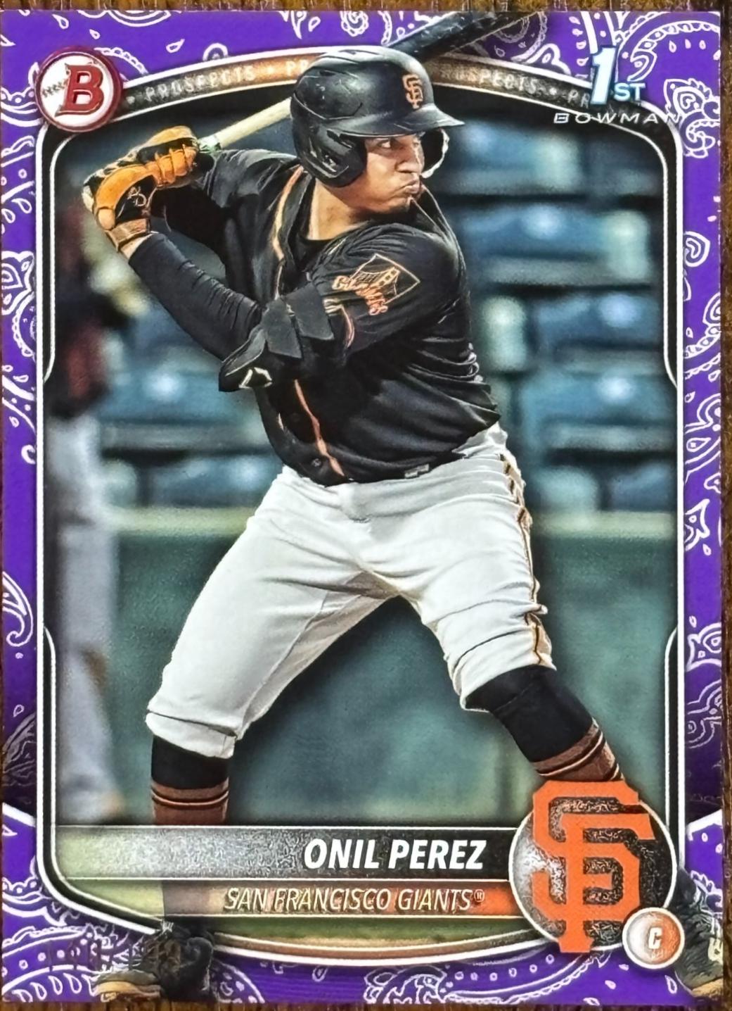 Onil Perez [Purple Pattern] #BP-134