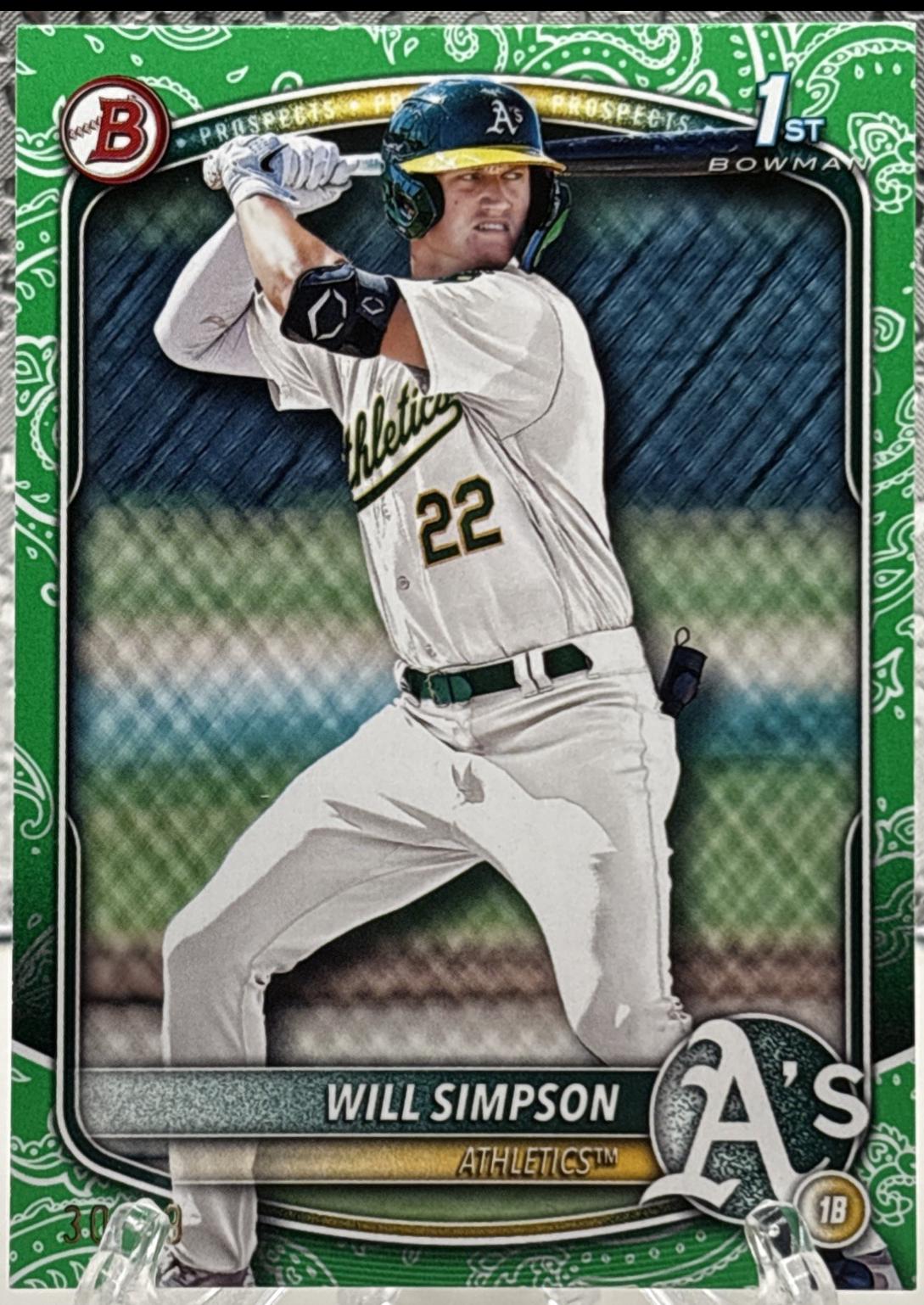 Will Simpson [Green Pattern] #BP-35