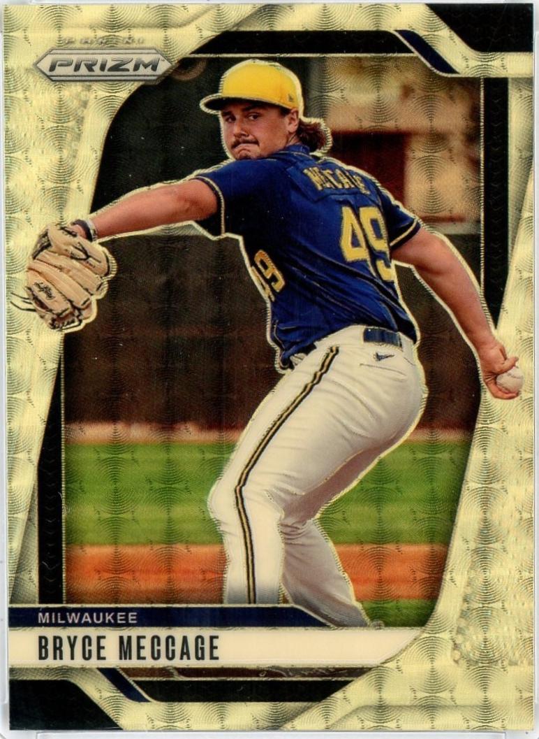 Bryce Meccage [Gold Vinyl Prizm] #204