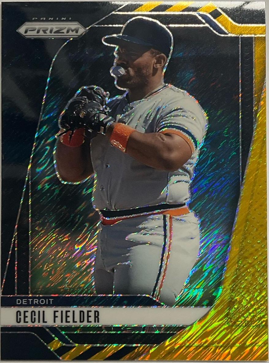 Cecil Fielder [Black Gold Shimmer Prizm] #236