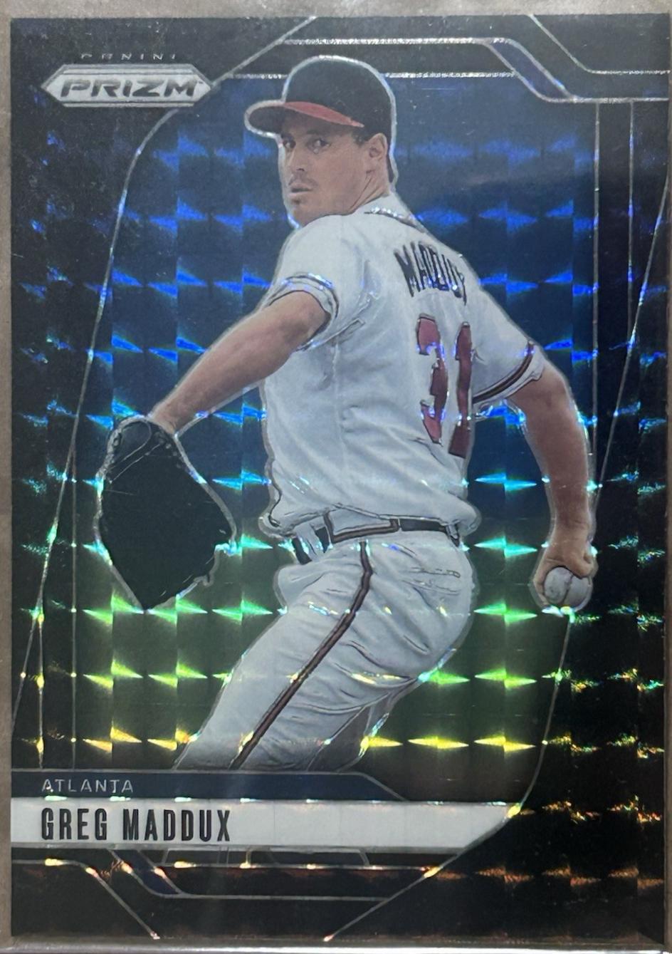 Greg Maddux [Black Finite Prizm] #67