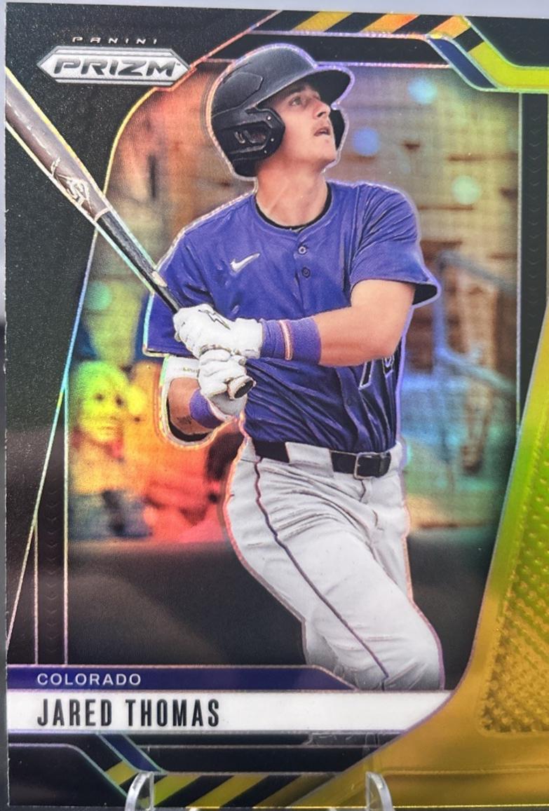 Jared Thomas [Black Gold Prizm] #12
