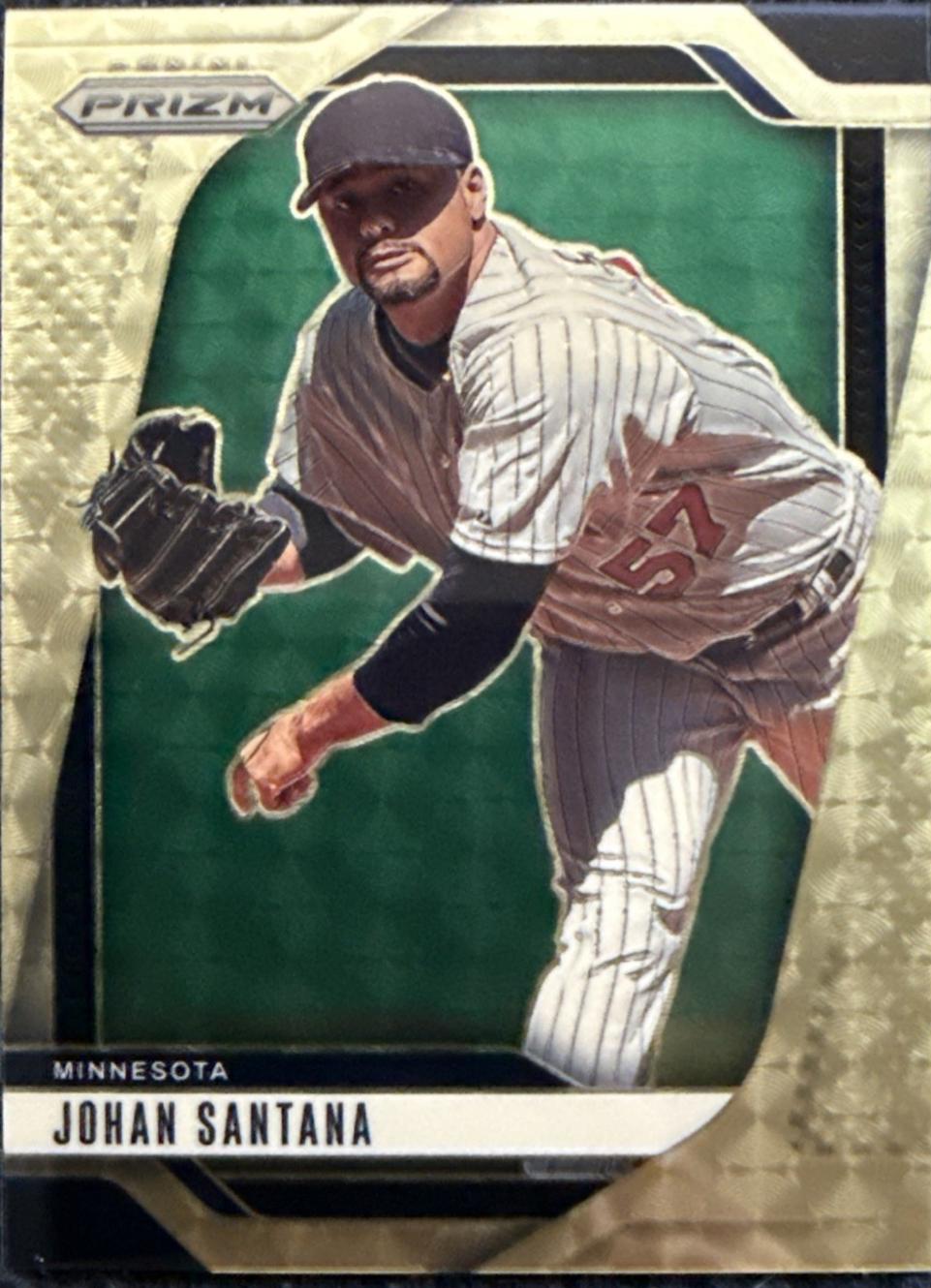 Johan Santana [Gold Vinyl Prizm] #28