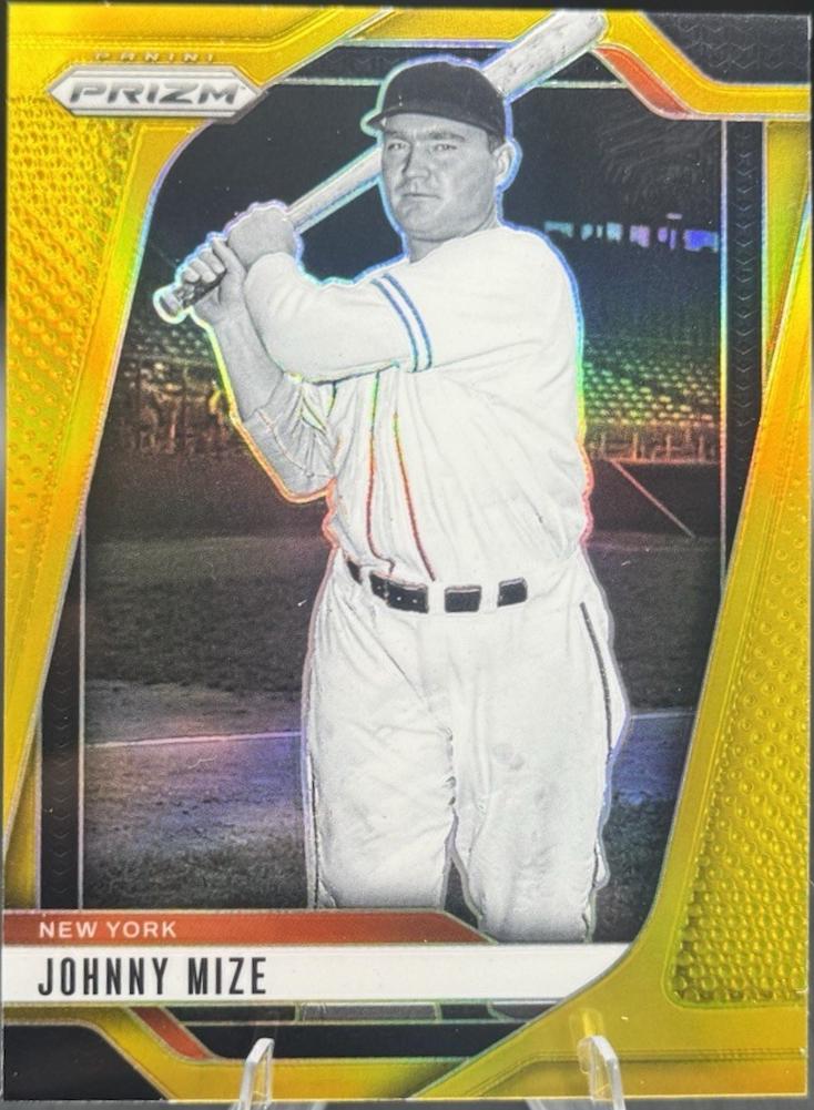 Johnny Mize [Gold Prizm] #113