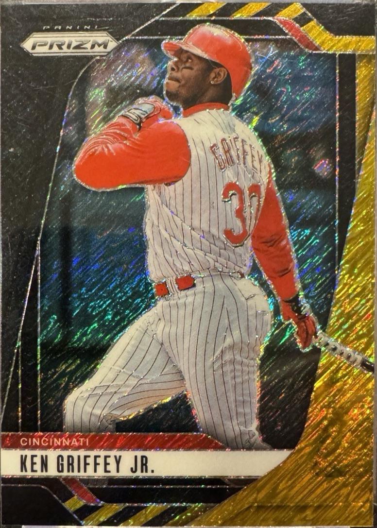 Ken Griffey Jr. [Black Gold Shimmer Prizm] #54