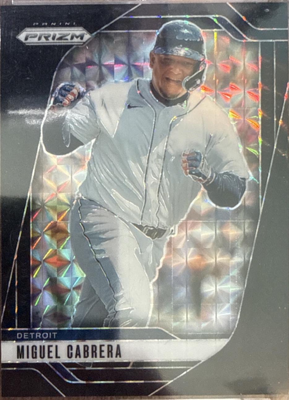 Miguel Cabrera [Black Finite Prizm] #233