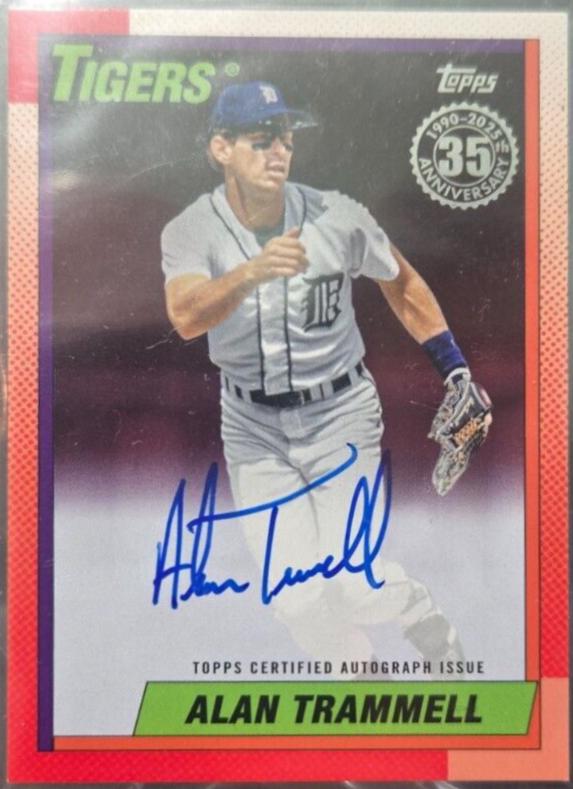 Alan Trammell [Red] #90A-AT