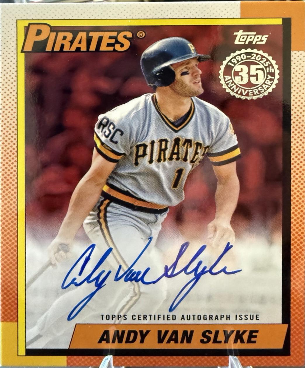 Andy Van Slyke [Red] #90A-AVS