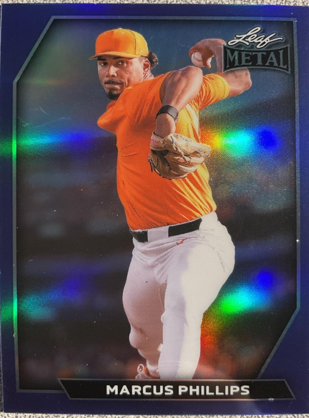 Marcus Phillips [Prismatic Blue] #125