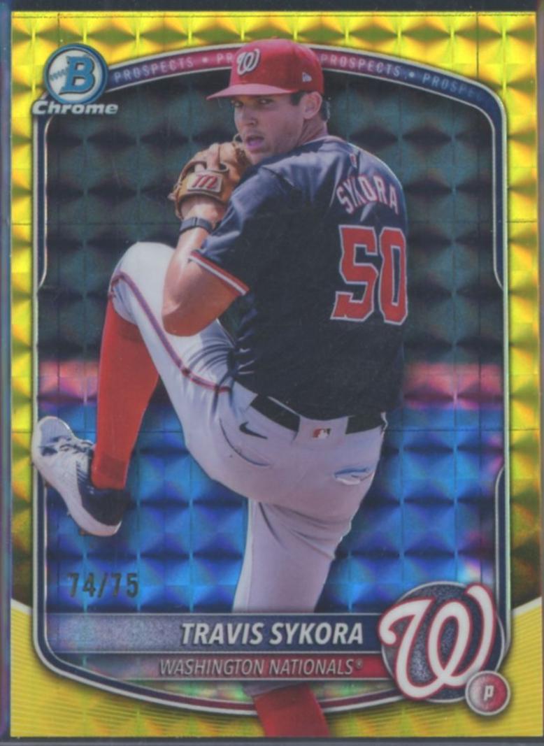 Travis Sykora [Yellow Geometric] #BDC-137