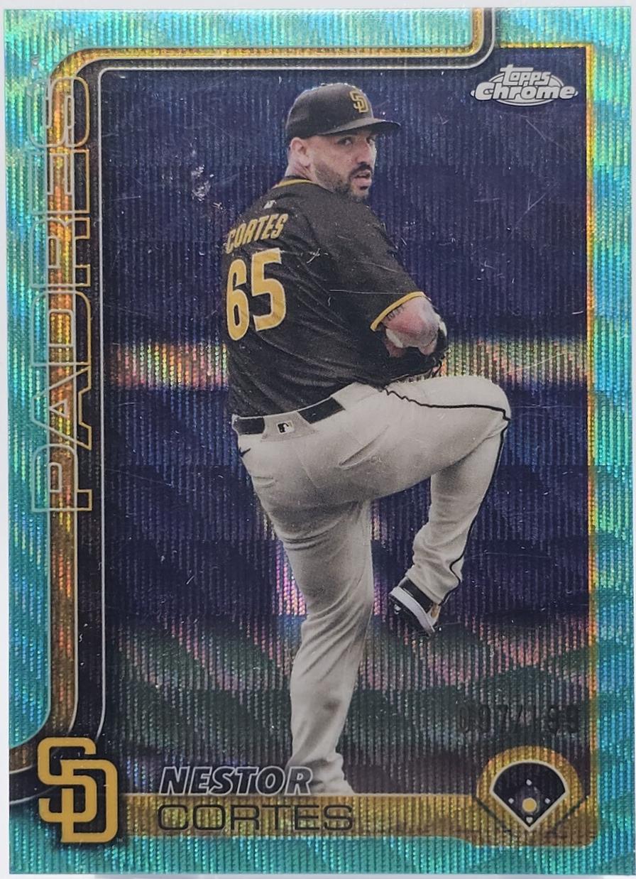 Nestor Cortes [Aqua Wave Refractor] #USC130