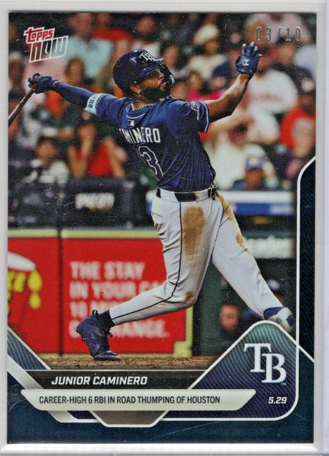 Junior Caminero [Black Foil] #231