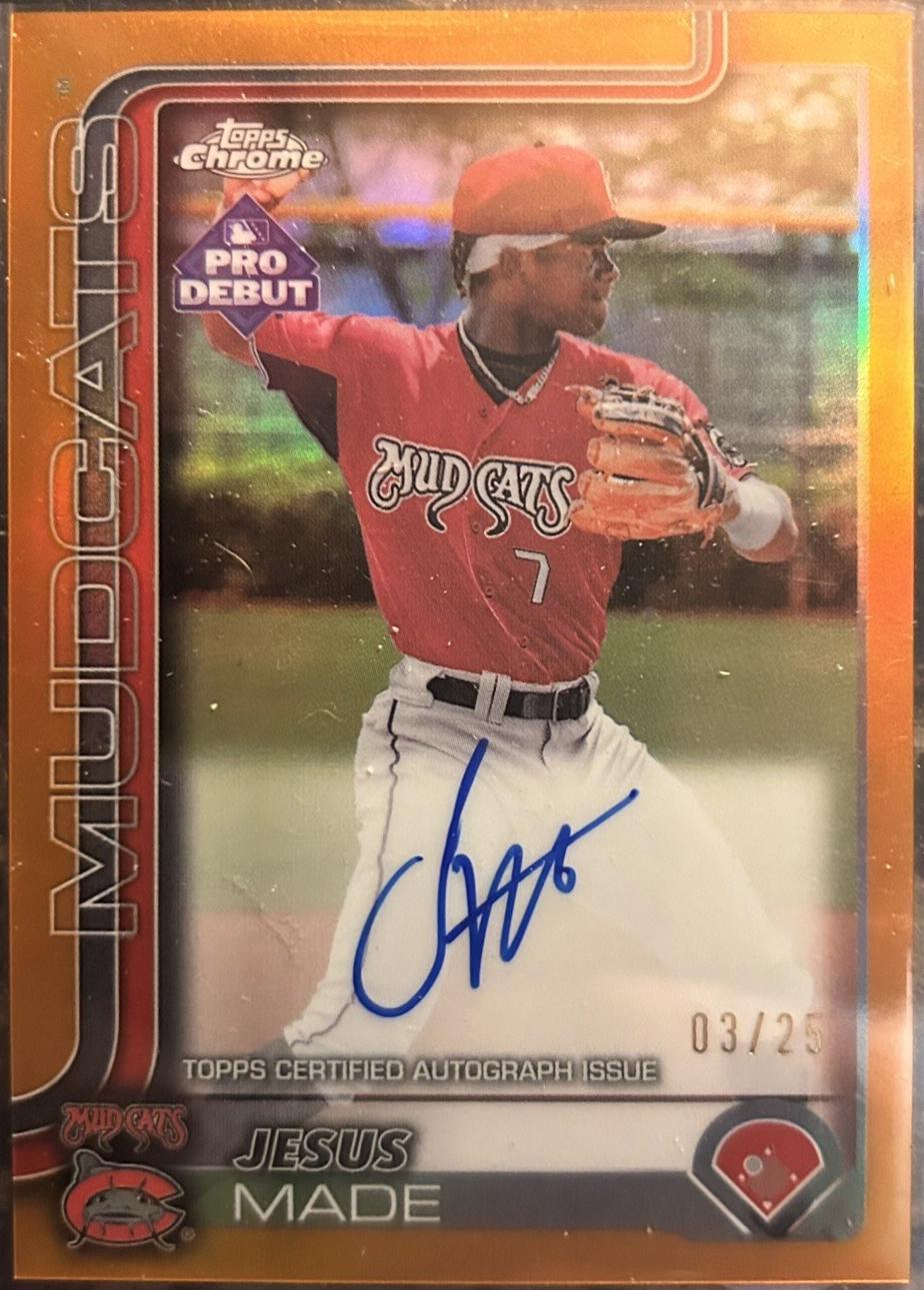 Jesus Made [Orange Lava Refractor Autograph] #PDC-39